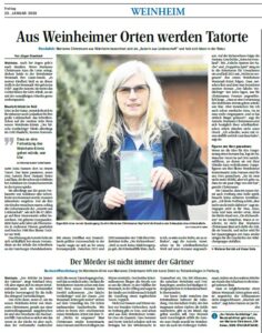 Pressenachricht zu dem Buch der falsche Verdächtige